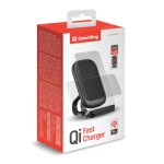 Бездротовий зарядний пристрій ColorWay, Black, 15 Вт, з підставкою для телефону, Qi, автовідключення для захисту акумулятора смартфона, захист від перенапруги, короткого замикання, перегріву (CW-CHW31Q-BK) - Зображення 4