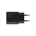 Мережевий зарядний пристрій ColorWay, Black, 1xUSB-C, 3A, 25W (CW-CHS033PD-BK) - Зображення 2