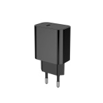 Мережевий зарядний пристрій ColorWay, Black, 1xUSB-C, PD, QC3.0, 3A, 20W (CW-CHS026PD-BK) - Зображення 2