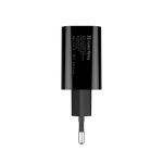 Мережевий зарядний пристрій ColorWay, Black, 1xUSB-C, PD, QC3.0, 3A, 20W (CW-CHS026PD-BK) - Зображення 4
