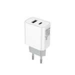 Мережевий зарядний пристрій ColorWay, White, 1xUSB-C/PD, 1хUSB/QC3.0, 3A, 20W (CW-CHS025QPD-WT) - Зображення 4
