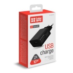 Мережевий зарядний пристрій ColorWay, Black, 1xUSB, 2A, 10W (CW-CHS012-BK) - Зображення 5
