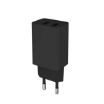 Мережевий зарядний пристрій ColorWay, Black, 2xUSB, 2.1A, 10W (CW-CHS015-BK) - Зображення 2