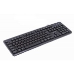 Клавіатура Gembird KB-MCH-04Black, тонка, мультимедійна, USB (KB-MCH-04) - Зображення 3