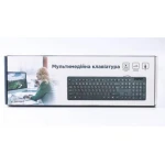 Клавіатура Gembird KB-MCH-04Black, тонка, мультимедійна, USB (KB-MCH-04) - Зображення 4