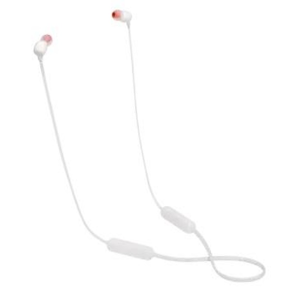 Навушники бездротові JBL Tune 125BT, White, Bluetooth, мікрофон, акумулятор 160 mAh, технологія "Pure Bass Sound" (JBLT125BTWHT)
