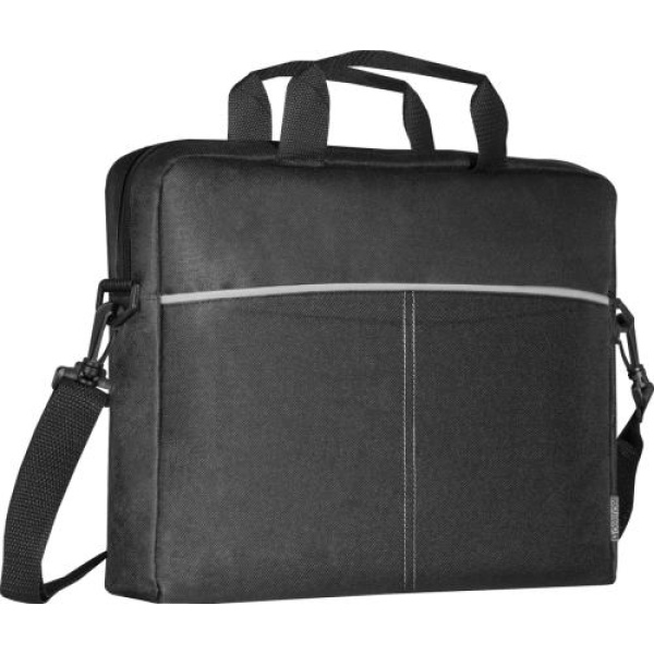 Сумка для ноутбука 15.6" Defender Lite, Black/Grey, поліестер, 390х310х55 мм (26086)