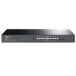 Комутатор TP-LINK TL-SG2218, 16x1FE, 2x1GE/SFP, некерований, стійковий