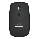 Миша бездротова Esperanza "Saturn", Black, USB, оптична, 2.4 GHz, 1600 dpi, 4 кнопки, 2xAAA (EM120K) - Зображення 2