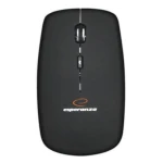 Миша бездротова Esperanza "Saturn", Black, USB, оптична, 2.4 GHz, 1600 dpi, 4 кнопки, 2xAAA (EM120K) - Зображення 2