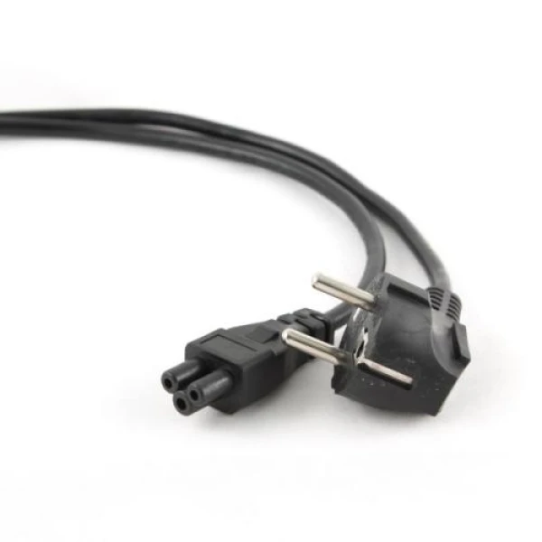 Кабель живлення від мережі PC-186, Black, 1 м, Cablexpert, CEE 7/7 - IEC C5, 3x0.75 мм² (PC-186-ML12-1M)