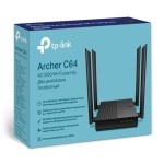 Роутер TP-LINK Archer C64, Black, Wi-Fi 802.11 ac, до 1167 Mb/s, 2.4/5GHz, 4 LAN 10/100/1000 Mb/s, RJ45 10/100/1000Mb/s, 4 зовнішніх антен - Зображення 5