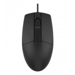 Миша A4Tech OP-330, Black, USB, оптична, 1000 dpi, 3 кнопки, 1.5 м - Зображення 2