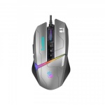 Миша Bloody W60 Max, Gun Grey, USB, оптична (сенсор MAX BC3332-A), 100-10000 dpi, RGB підсвічування (5 режимів), 10 кнопок, ножки X'Glide, 1.8 м - Зображення 2