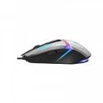 Миша Bloody W60 Max, Gun Grey, USB, оптична (сенсор MAX BC3332-A), 100-10000 dpi, RGB підсвічування (5 режимів), 10 кнопок, ножки X'Glide, 1.8 м - Зображення 4