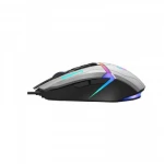 Миша Bloody W60 Max, Gun Grey, USB, оптична (сенсор MAX BC3332-A), 100-10000 dpi, RGB підсвічування (5 режимів), 10 кнопок, ножки X'Glide, 1.8 м - Зображення 4