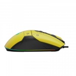 Миша Bloody W70 Max, Punk Yellow, USB, оптична (сенсор MAX BC3332-A), 100-10000 dpi, RGB підсвічування (5 профілів), 11 кнопок, ніжки X'Glide, 1.8 м - Зображення 5