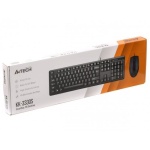 Комплект A4Tech KK-3330S Black, дротовий, клавіатура+миша, USB (KK-3+OP-330S) - Зображення 3