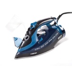Праска Holmer HIТ-2538, Black/Blue, 2500W, тефлон, паровий удар 130 г/хв, постійна подача пари 30 г/хв, вертикальне відпарювання, очищення від накипу - Зображення 2