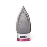 Праска Holmer HIТ-2640, White/Pink, 2600W, кераміка, паровий удар 140 г/хв, постійна подача пари 40 г/хв, вертикальне відпарювання, очищення від накипу - Зображення 2