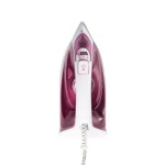 Праска Holmer HIТ-2640, White/Pink, 2600W, кераміка, паровий удар 140 г/хв, постійна подача пари 40 г/хв, вертикальне відпарювання, очищення від накипу - Зображення 3