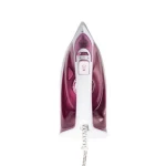 Праска Holmer HIТ-2640, White/Pink, 2600W, кераміка, паровий удар 140 г/хв, постійна подача пари 40 г/хв, вертикальне відпарювання, очищення від накипу - Зображення 3