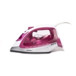 Праска Holmer HIТ-2640, White/Pink, 2600W, кераміка, паровий удар 140 г/хв, постійна подача пари 40 г/хв, вертикальне відпарювання, очищення від накипу - Зображення 5