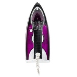 Праска Holmer HIC-2645, Purple/Black, 2600W, кераміка, паровий удар 140 г/хв, постійна подача пари 40 г/хв, вертикальне відпарювання, очищення від накипу - Зображення 3