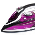 Праска Holmer HIC-2645, Purple/Black, 2600W, кераміка, паровий удар 140 г/хв, постійна подача пари 40 г/хв, вертикальне відпарювання, очищення від накипу - Зображення 4