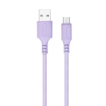 Кабель USB 2.0 AM - microUSB (5P), 1 м, Purple, ColorWay, 2.4A (CW-CBUM044-PU)