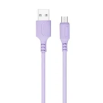 Кабель USB 2.0 AM - microUSB (5P), 1 м, Purple, ColorWay, 2.4A (CW-CBUM044-PU)