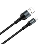 Кабель USB AM - Lightning, 1 м, Black, ColorWay, 2.4A (CW-CBUL045-BK) - Зображення 2