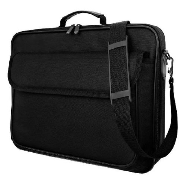 Сумка для ноутбука 17" 2E TopLoad Classic, Black, поліестер/нейлон, 450 x 365 x 90 мм (2E-CBT6817BK)