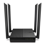 Роутер TP-LINK Archer A64, Black, Wi-Fi 5, до 1267 Mb/s, 2.4/5GHz, 4 LAN 10/100/1000 Mb/s, RJ45 10/100/1000Mb/s, 4 зовнішні антени - Зображення 2