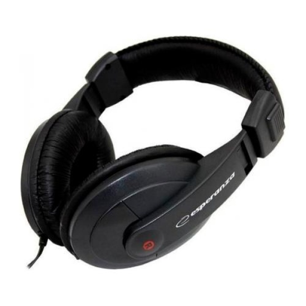 Навушники Esperanza "Reggae", Black, 3.5 мм, 105 дБ, 32 Ом, 1.5 м (EH120)