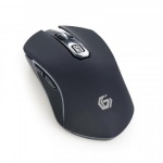 Миша Gembird MUSGW-6BL-01 бездротова, Black, RGB-підсвічування,  3200 dpi, USB, 400 мА·ч