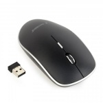 Миша Gembird MUSW-4BS-01 бездротова, Black, безшумна, dpi:1600, USB, AAx1 шт - Зображення 2