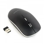 Миша Gembird MUSW-4BS-01 бездротова, Black, безшумна, dpi:1600, USB, AAx1 шт - Зображення 2