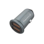 Автомобільний зарядний пристрій ColorWay, Grey, 2xUSB, QC3.0, 2.4A, 36W (CW-CHA036Q-GR) - Зображення 3