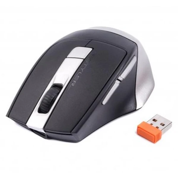 Миша A4Tech Fstyler FB35C, Smoky Grey, USB, бездротова, оптична, BT+RF (Combo), 1200/1600/2000/2400 dpi, 125 Hz, 6 кнопок, вбудований Li аккум