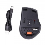 Миша A4Tech Fstyler FB35C, Smoky Grey, USB, бездротова, оптична, BT+RF (Combo), 1200/1600/2000/2400 dpi, 125 Hz, 6 кнопок, вбудований Li аккум - Зображення 4
