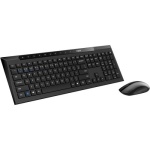Комплект бездротовий Rapoo 8210M, Black, Optical, Bluetooth+Wireless, клавіатура+миша - Зображення 3