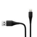 Мережевий зарядний пристрій ColorWay, Black, 1xUSB, 2A, 10W, кабель Lightning (CW-CHS012CL-BK) - Зображення 4