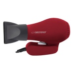 Фен Esperanza EBH003R Aurora, Red, 750 Вт, дорожній, 1 швидкість, 2 температурні режими, концентратор - Зображення 2