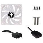 Вентилятор 120 мм, Xilence Performance A+ ARGB, White, 120x120x25 мм, PWM, ARGB підсвічування, 500-1500 об/хв, 18 - 32.5 dB, 4-pin / 3-pin ARGB (XF064 / XPF120.W.ARGB) - Зображення 5