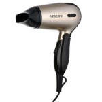 Фен Ardesto HD-503T дорожній, 1200 Вт, ручка складна, 2 швидкості, 2 темпер. режиму, золотисто-чорний