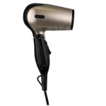 Фен Ardesto HD-503T дорожній, 1200 Вт, ручка складна, 2 швидкості, 2 темпер. режиму, золотисто-чорний - Зображення 2
