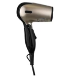 Фен Ardesto HD-503T дорожній, 1200 Вт, ручка складна, 2 швидкості, 2 темпер. режиму, золотисто-чорний - Зображення 2