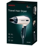 Фен Ardesto HD-503T дорожній, 1200 Вт, ручка складна, 2 швидкості, 2 темпер. режиму, золотисто-чорний - Зображення 5