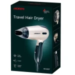 Фен Ardesto HD-503T дорожній, 1200 Вт, ручка складна, 2 швидкості, 2 темпер. режиму, золотисто-чорний - Зображення 5